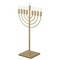 Chabad Style Hanukkah Menorah For Entryway Living Room Office And Kitchen With Led Light Bulbs And Remote Control For